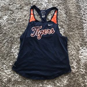 Nike Detroit Tigers Tank. Navy. Size Medium